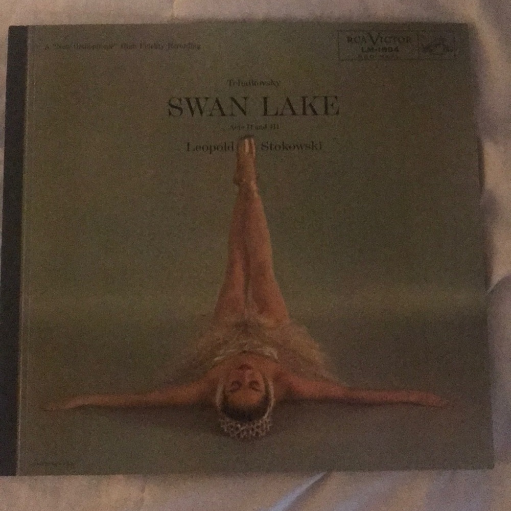 Vintage swan lake record